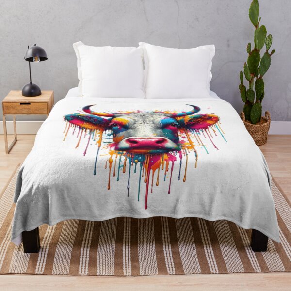 Item preview, Vibrant Bull Art Splash designed and sold by StyleTee11.