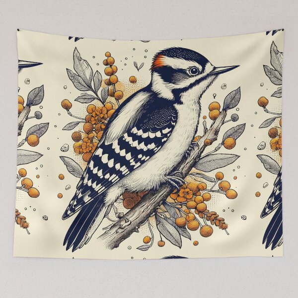 Item preview, Downy Woodpecker 3 designed and sold by theAVIARY7.