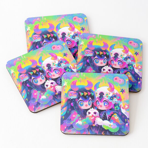 Item preview, Pastel Rainbow Anime Demons designed and sold by bubblegoth.