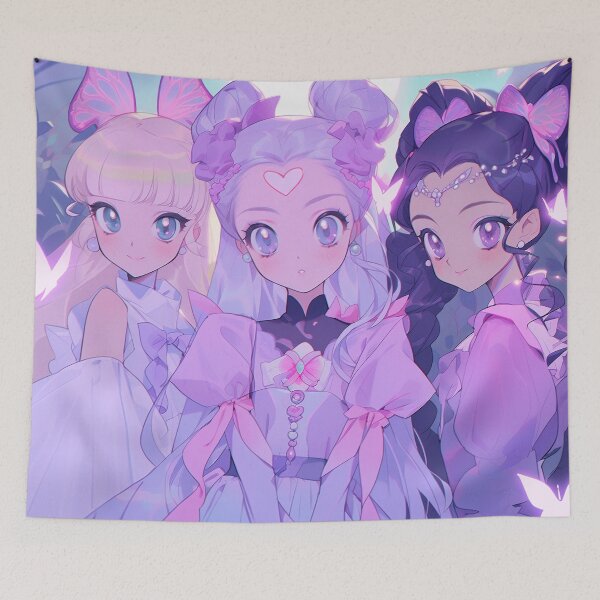 Item preview, Kawaii Anime Magical Girls designed and sold by bubblegoth.