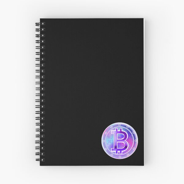 Item preview, Bitcoin symbol, silhouette art, Bitcoin money symbol, Bitcoin sign in purple, pink, and turquoise designed and sold by katecheerycake.