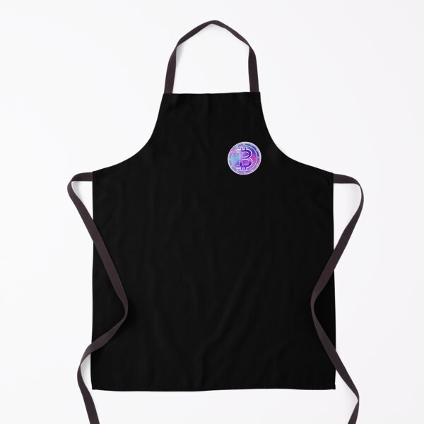 Item preview, Bitcoin symbol, silhouette art, Bitcoin money symbol, Bitcoin sign in purple, pink, and turquoise designed and sold by katecheerycake.