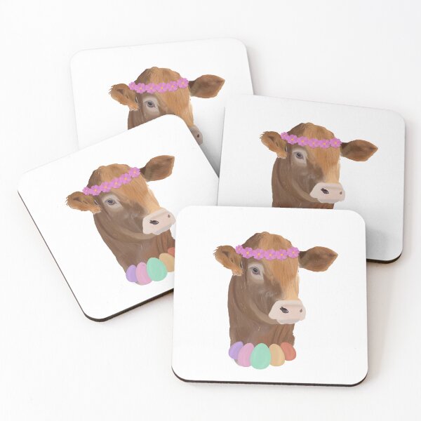 Item preview, Cow easter & easter egg designed and sold by DaisyDeesign.