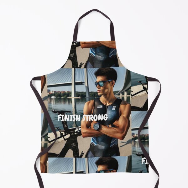 Item preview, Finish Strong – Motivational Triathlete Design designed and sold by Triathlongram.