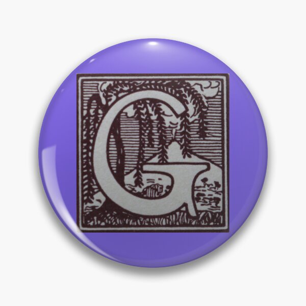 Item preview, Art by Mike Linocut and digitally edited, Alphabet Letter G, combinable designed and sold by allartbymike.