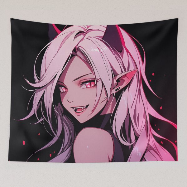 Item preview, Seductive Vampire Anime Girl designed and sold by bubblegoth.