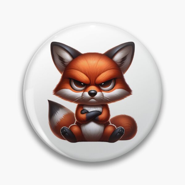 Item preview, Cute Angry Fox designed and sold by artistevt.