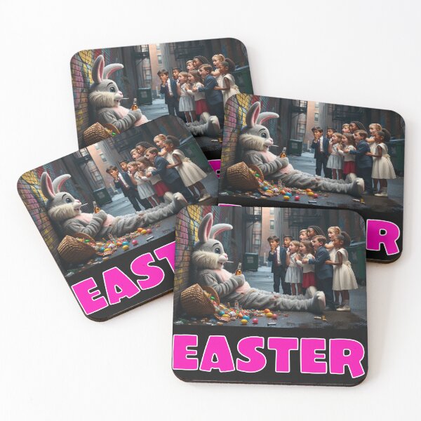 Item preview, Happy Easter - Drunk Easter Bunny  designed and sold by matteflor.