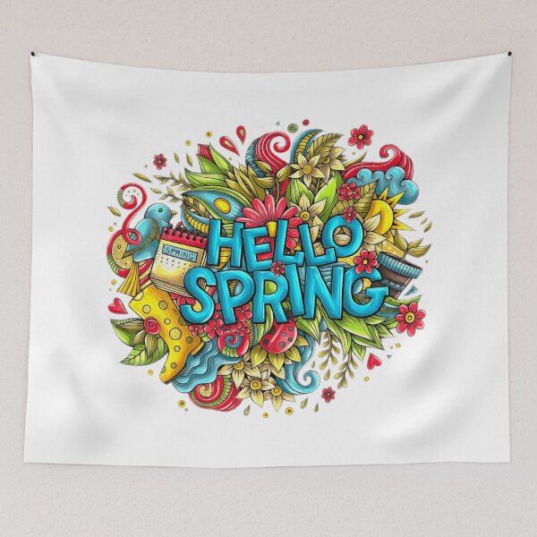 Item preview, Hello Spring designed and sold by Anas Arts.