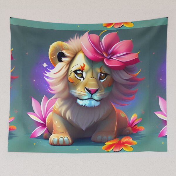 Item preview, A Beautiful Lion Cub designed and sold by MARIALOSA P.