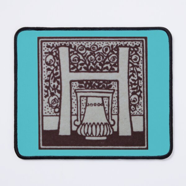 Item preview, Art by Mike Linocut and digitally edited, Alphabet Letter H, combinable designed and sold by allartbymike.