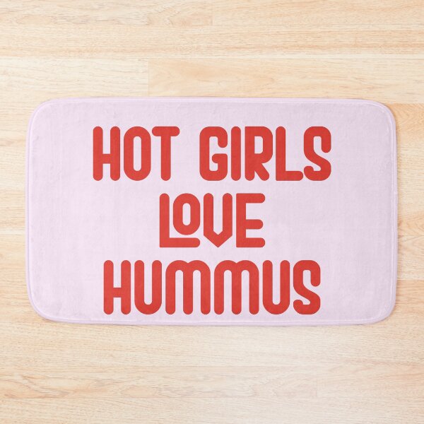 Item preview, Hot Girls Love Hummus - Red Bold Text designed and sold by Chubuter.