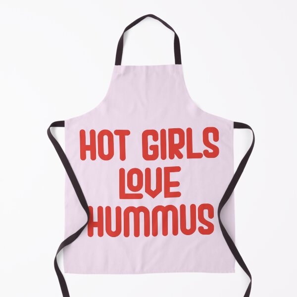 Item preview, Hot Girls Love Hummus - Red Bold Text designed and sold by Chubuter.