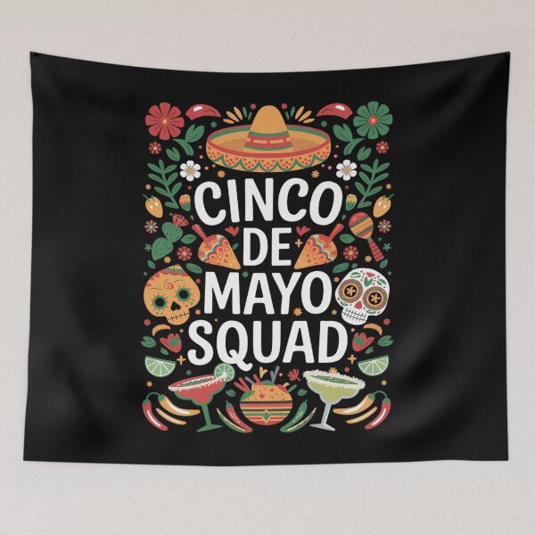 Item preview, Cinco De Squad designed and sold by tearbytea.