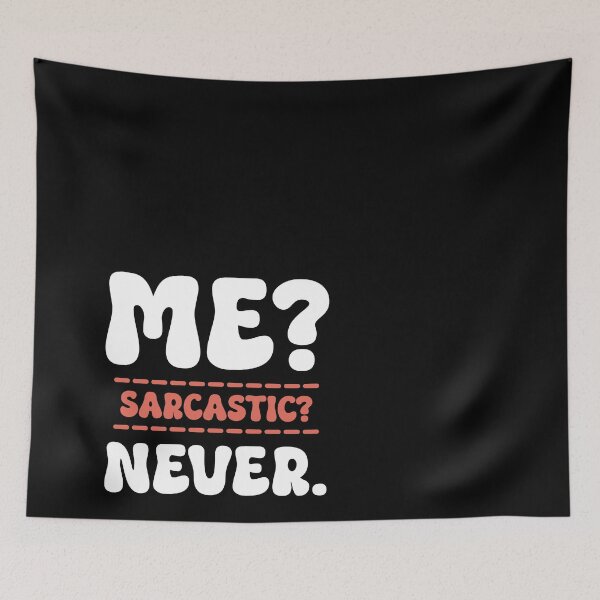 Item preview, The Sarcasm Denier Tee designed and sold by DarylWelsh2024.