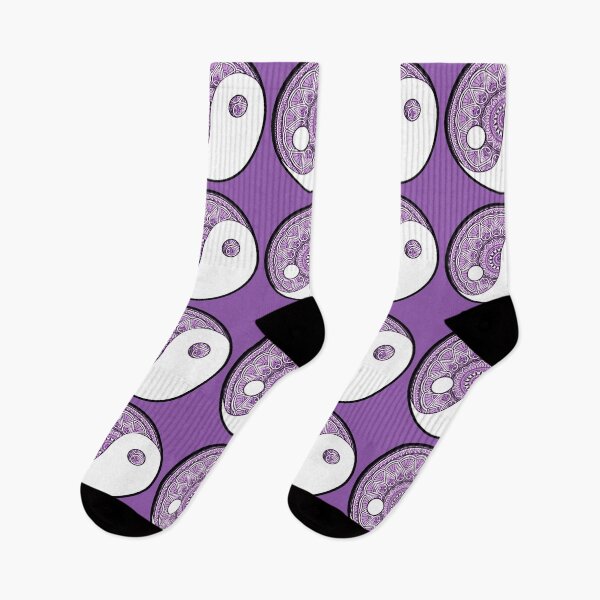 Item preview, Yin and Yang - Mandala in purple designed and sold by AnnabellaRh.