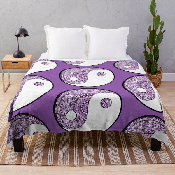 Item preview, Yin and Yang - Mandala in purple designed and sold by AnnabellaRh.
