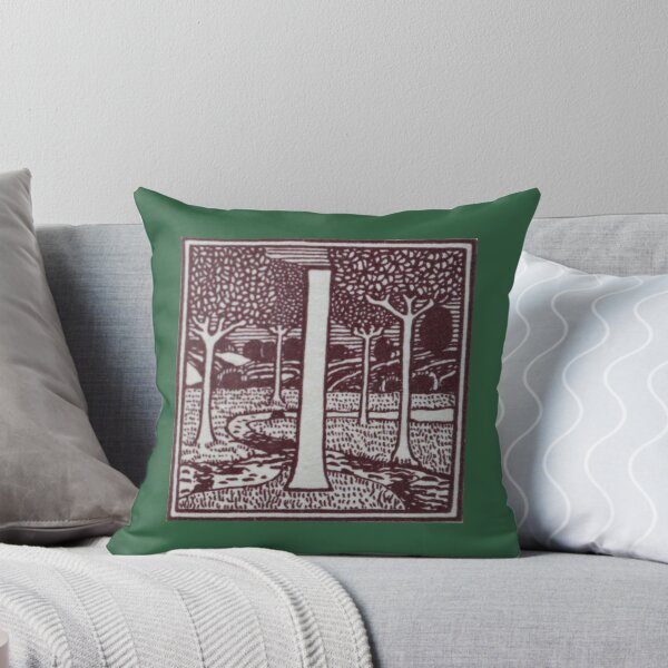 Item preview, Art by Mike Linocut and digitally edited, Alphabet Letter I, combinable designed and sold by allartbymike.