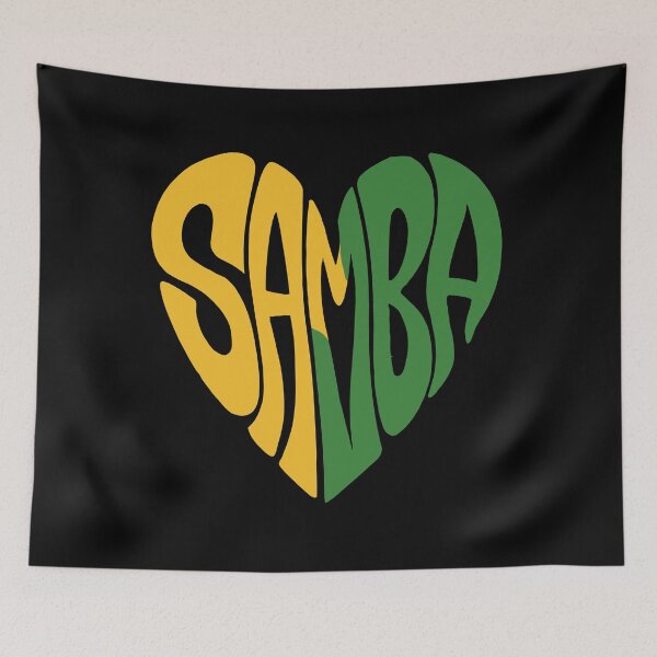 Item preview,  Brazilian Samba Heart design – Celebrate the Rhythm of Brazil! designed and sold by paulo silveira.