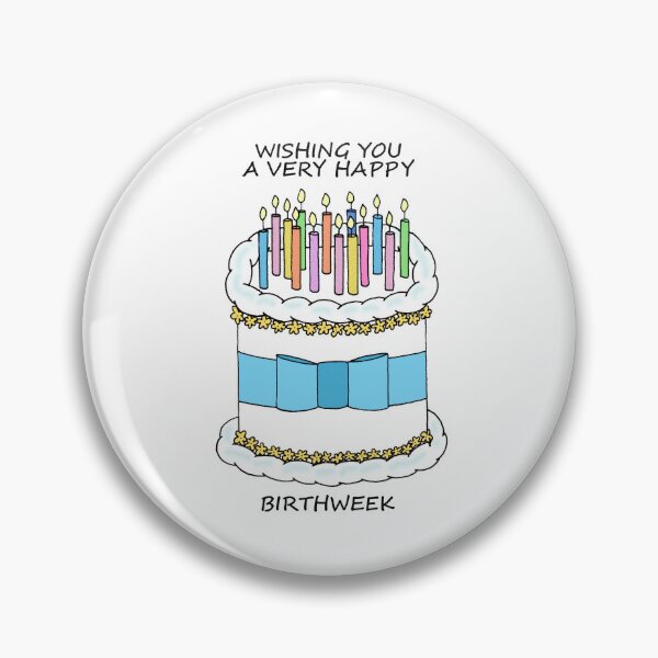 Item preview, Happy Birthweek Cake and Candles designed and sold by KateTaylor.
