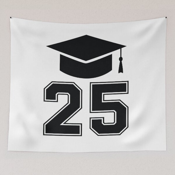 Item preview, Graduation 25: Design with Cap and Number designed and sold by Polarisofficial.