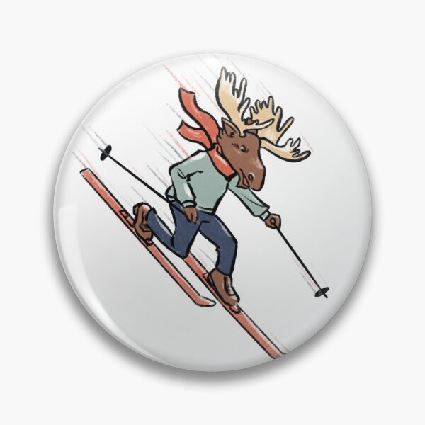 Item preview, Telemark skiing Moose  designed and sold by Marker-stains.