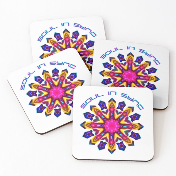 Item preview, SOUL IN SYNC – Mandala in bright colors with a spiritual message designed and sold by ArtanovaDigital.