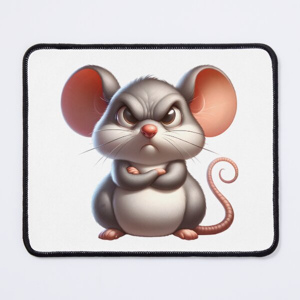 Item preview, Cute Angry Mouse designed and sold by artistevt.