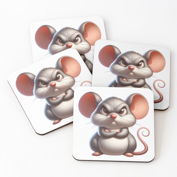 Item preview, Cute Angry Mouse designed and sold by artistevt.