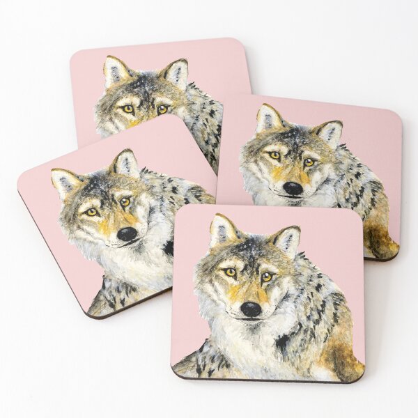 Item preview, Grey wolf silohuette designed and sold by belettelepink.