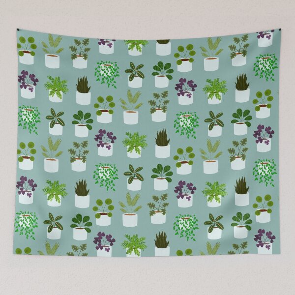 Item preview, A heap of potted plants! designed and sold by JennyPrintsUK.