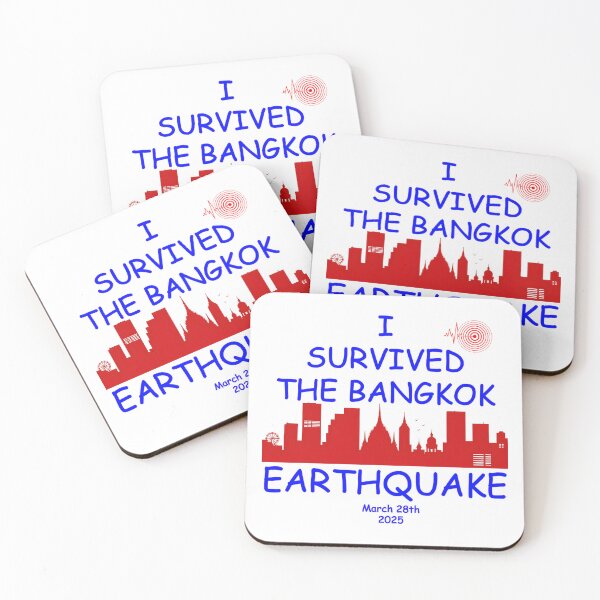 Item preview, I Survived The Bangkok Earthquake March 28th 2025 designed and sold by ZepGiftShop.