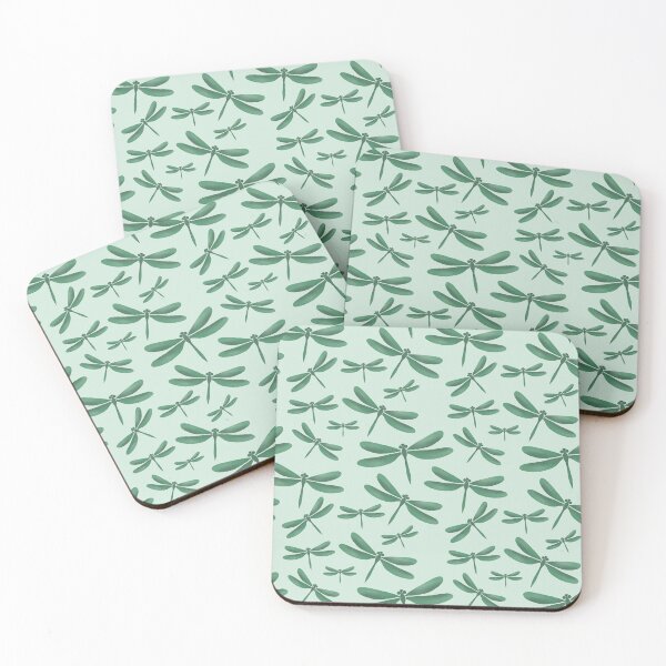 Item preview, Green Dragonflies Pattern  designed and sold by sasyall.