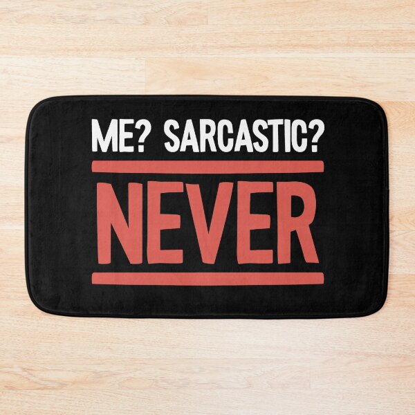 Item preview, The Sarcasm-Free Zone Tee designed and sold by DarylWelsh2024.