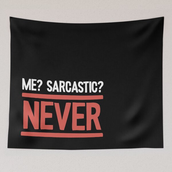 Item preview, The Sarcasm-Free Zone Tee designed and sold by DarylWelsh2024.