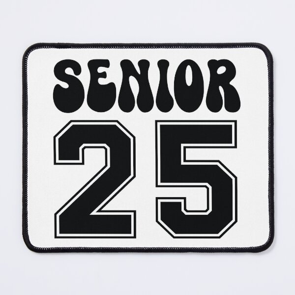 Item preview, Senior 2025: Graduation Design with Retro Typography designed and sold by Polarisofficial.