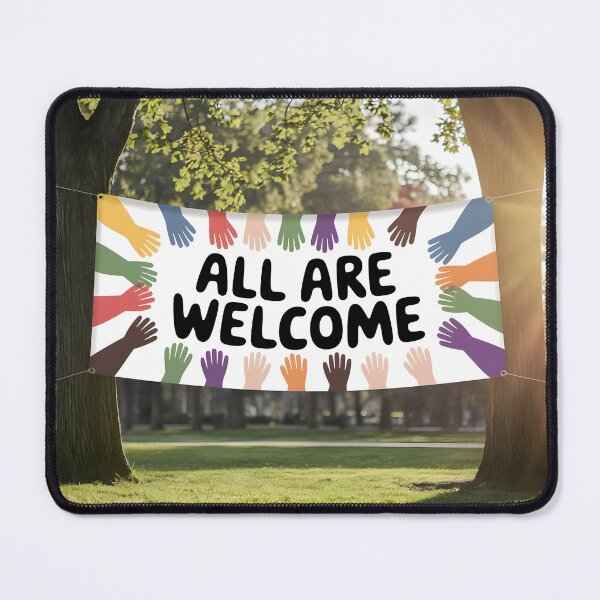 Item preview, One Family: All Are Welcome designed and sold by ACuriousshoppe.