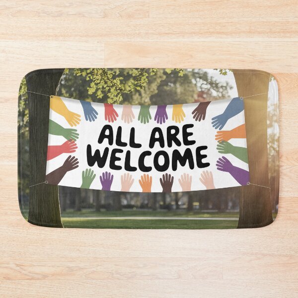 Item preview, One Family: All Are Welcome designed and sold by ACuriousshoppe.