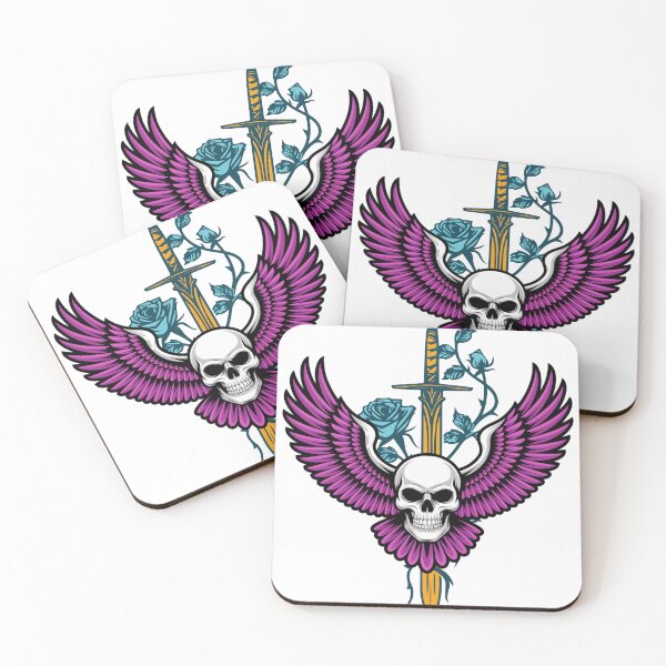 Item preview, Skull, Roses and Sword designed and sold by Tees-Trends01.