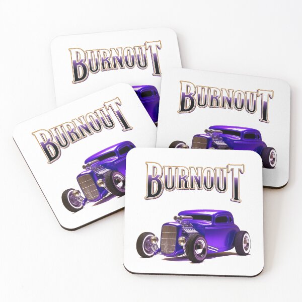 Item preview, Burnout - Classic muscle car - Street rods - Hot rod humor - American hot rod - Rat rods - Drag racing - Vintage car show designed and sold by JansenGS.