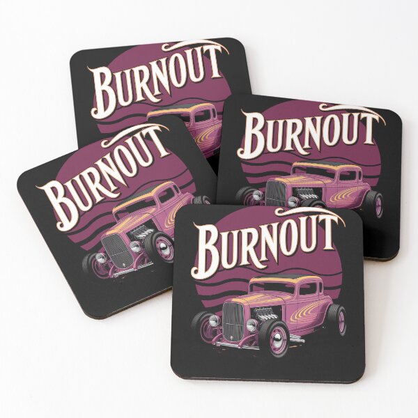 Item preview, Burnout - Classic muscle car - Street rods - Hot rod humor - American hot rod - Rat rods - Drag racing - Vintage car show designed and sold by JansenGS.