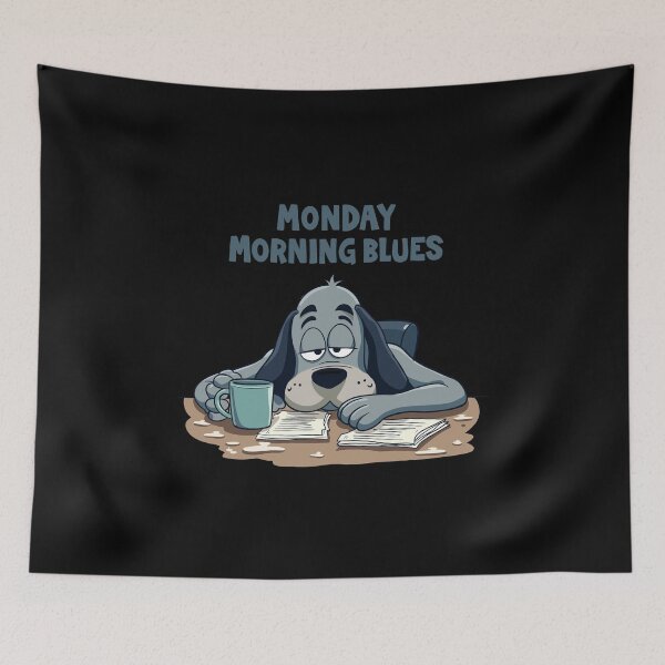 Item preview, Monday Morning Blues designed and sold by UnicornDreamers.