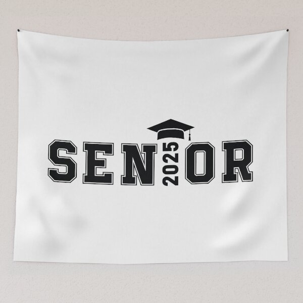Item preview, Senior 2025: Graduation Design with Cap and Text designed and sold by Polarisofficial.