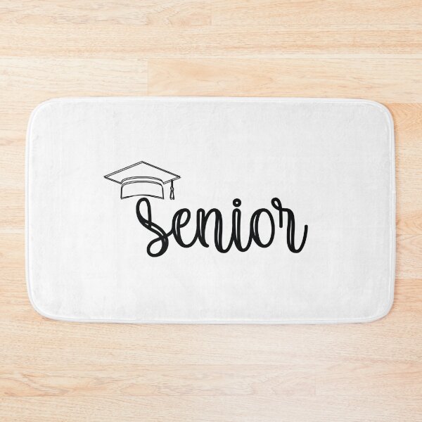 Item preview, Senior: Graduation Design with Cap and Calligraphic Text designed and sold by Polarisofficial.