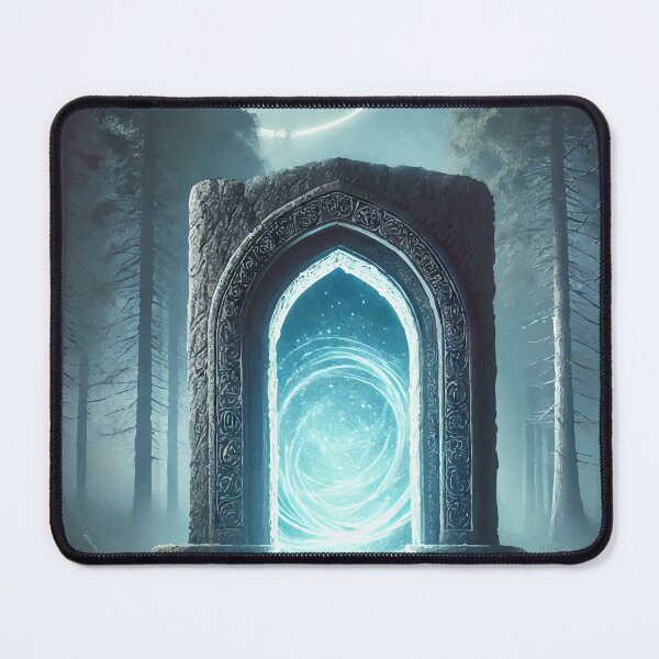 Item preview, Moonlit Portal – Gateway to the Unknown designed and sold by AbstractAnom.