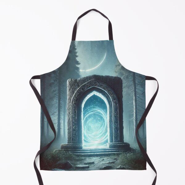 Item preview, Moonlit Portal – Gateway to the Unknown designed and sold by AbstractAnom.