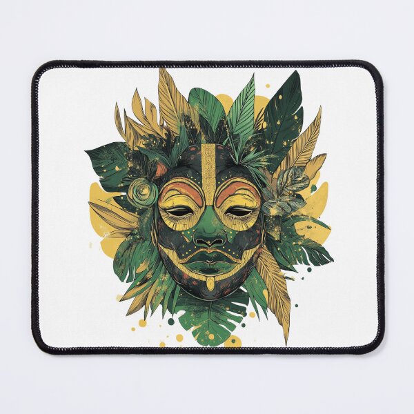 Item preview, Enchanted Forest Mask – Mystical Nature Spirit Art designed and sold by MiszungART.