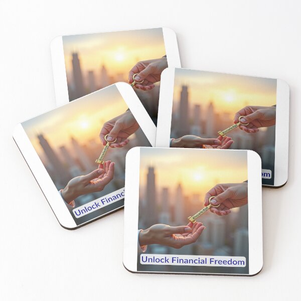 Item preview, Unlock Financial Freedom – Knowledge is the Key designed and sold by Make It A Better Day.
