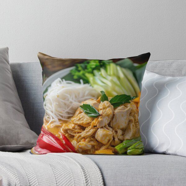 Item preview, Thai Chicken Curry with Rice Noodles (Khanom Jeen Gaeng Gai) designed and sold by TOOKTIKshop.