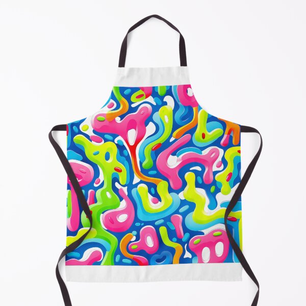 Item preview, Playful Neon Organic Blobs Art designed and sold by bardyshborys.